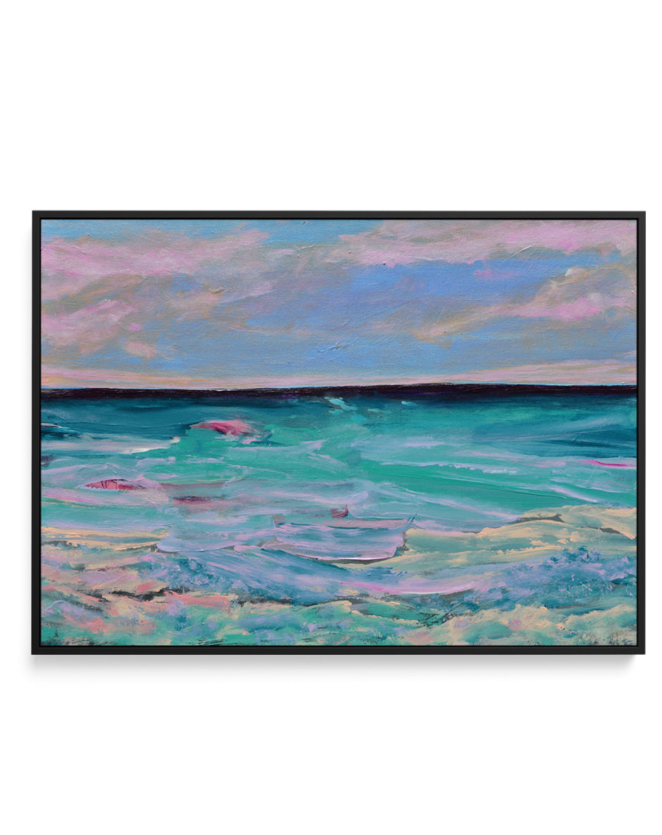 Noosa Sunsets by Belinda Stone | Framed Canvas Art Print