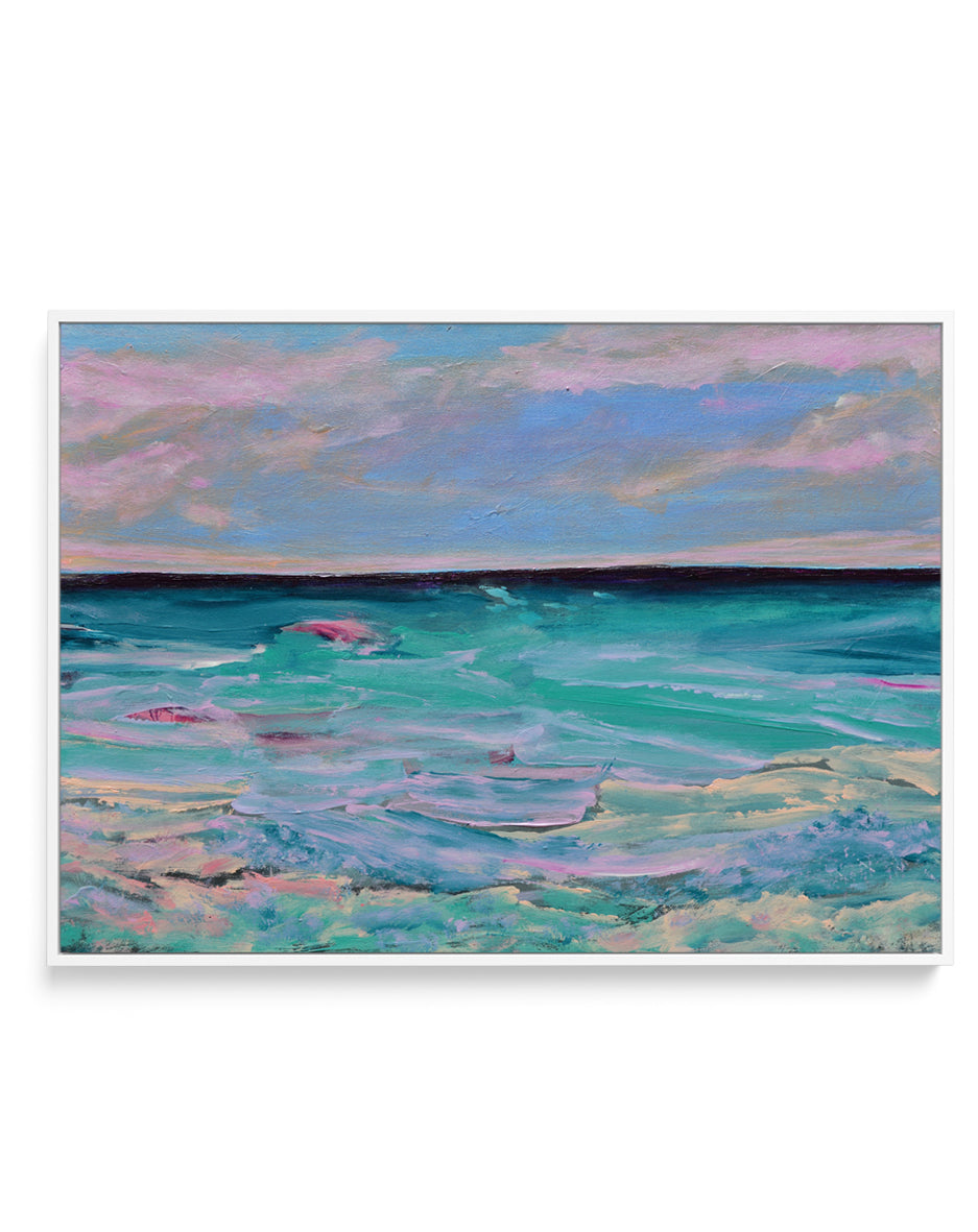 Noosa Sunsets by Belinda Stone | Framed Canvas Art Print