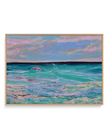 Noosa Sunsets by Belinda Stone | Framed Canvas Wall Art