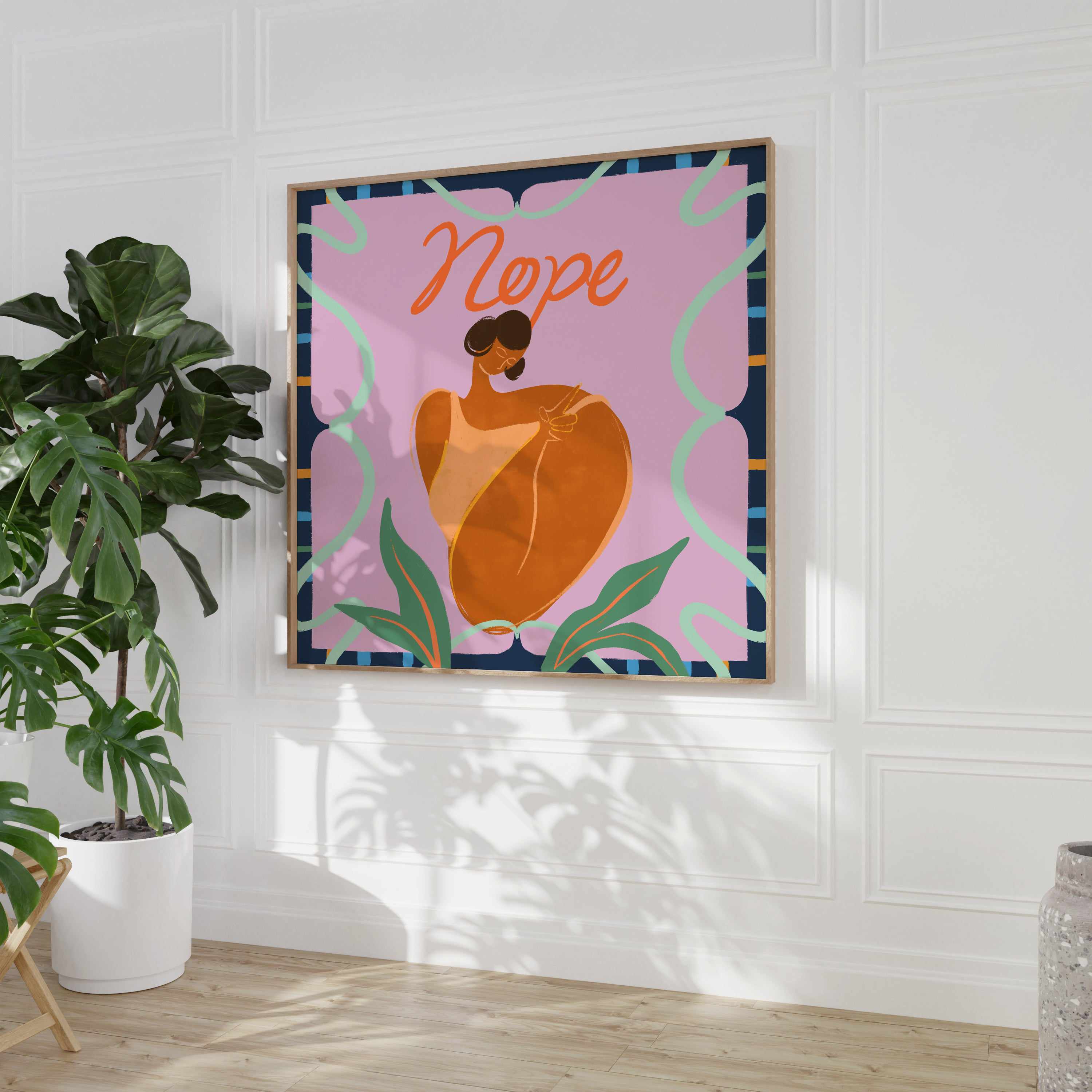 Nope by Arty Guava | Art Print