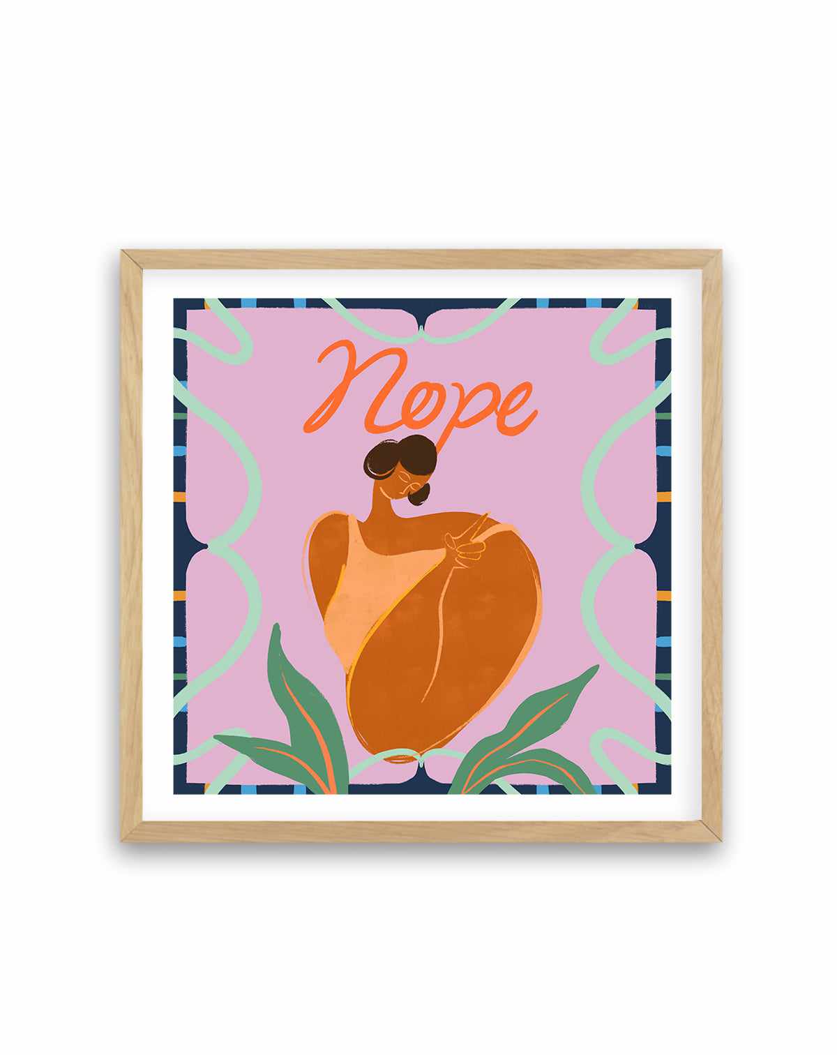 Nope by Arty Guava | Art Print