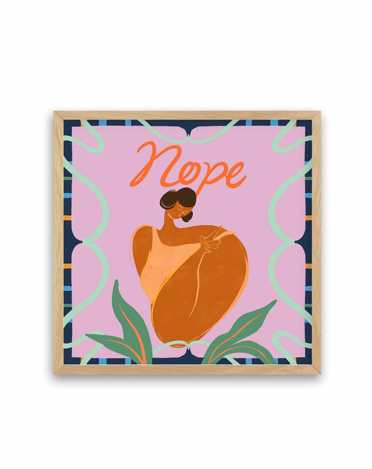 Nope by Arty Guava | Art Print