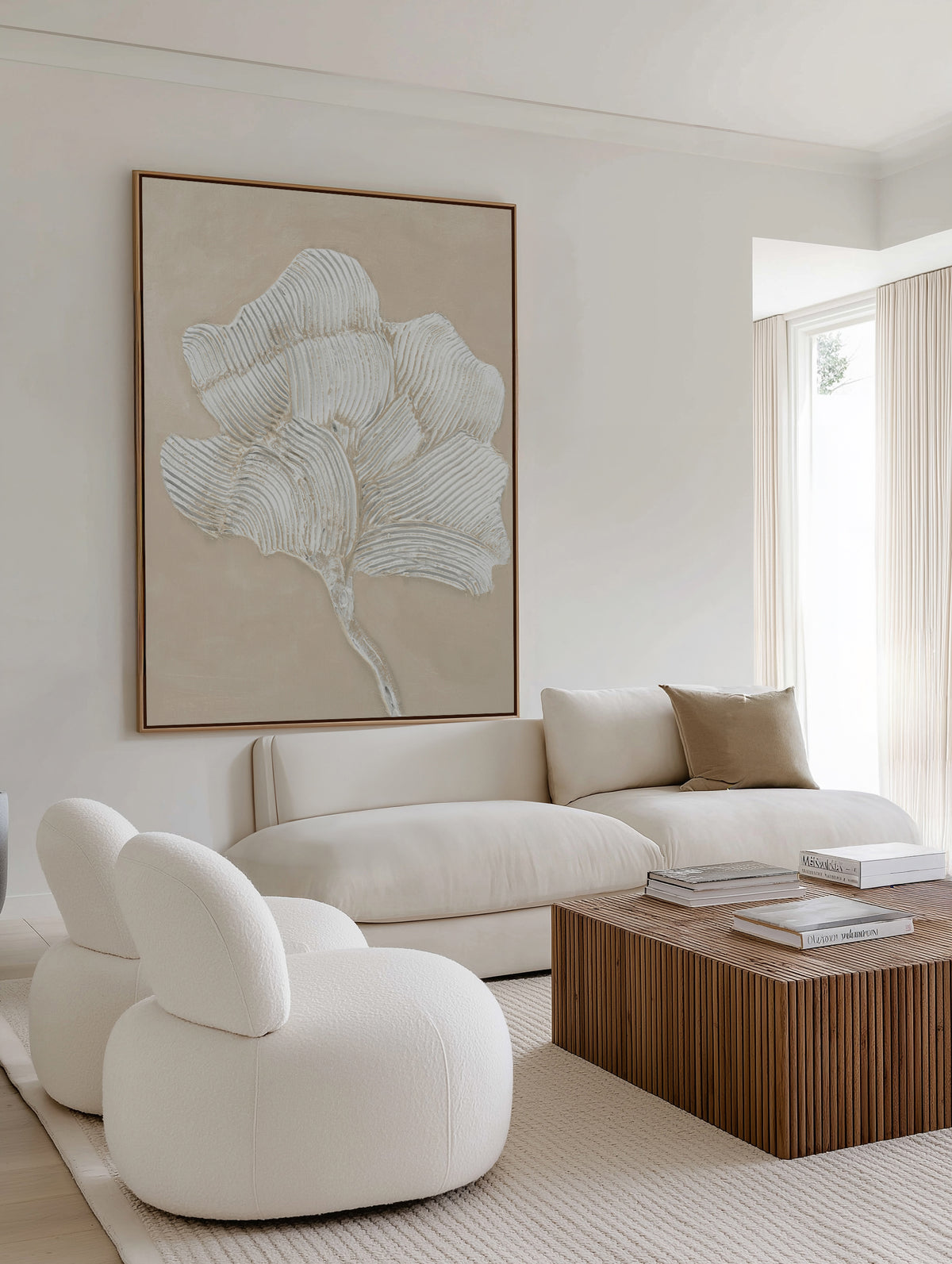 Nordic Bloom II by Design Fabrikken | Framed Canvas Art Print