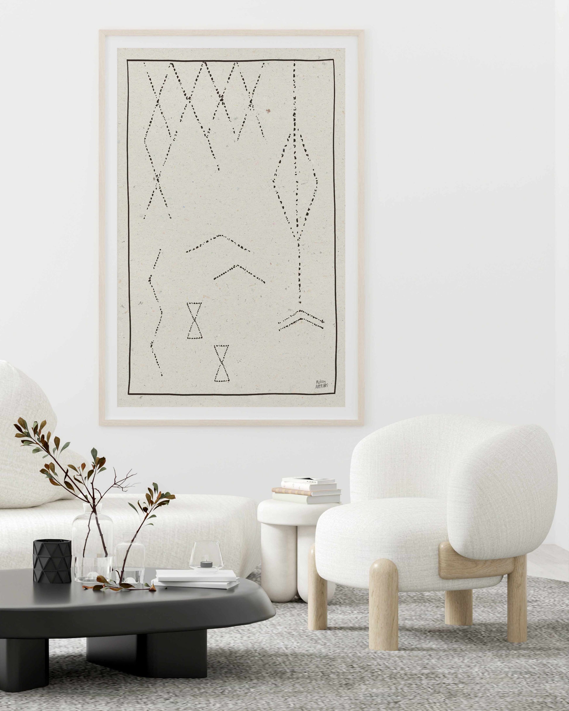 Nordic Geo III | Art Print from Olive et Oriel where you can shop wallpaper and artworks online