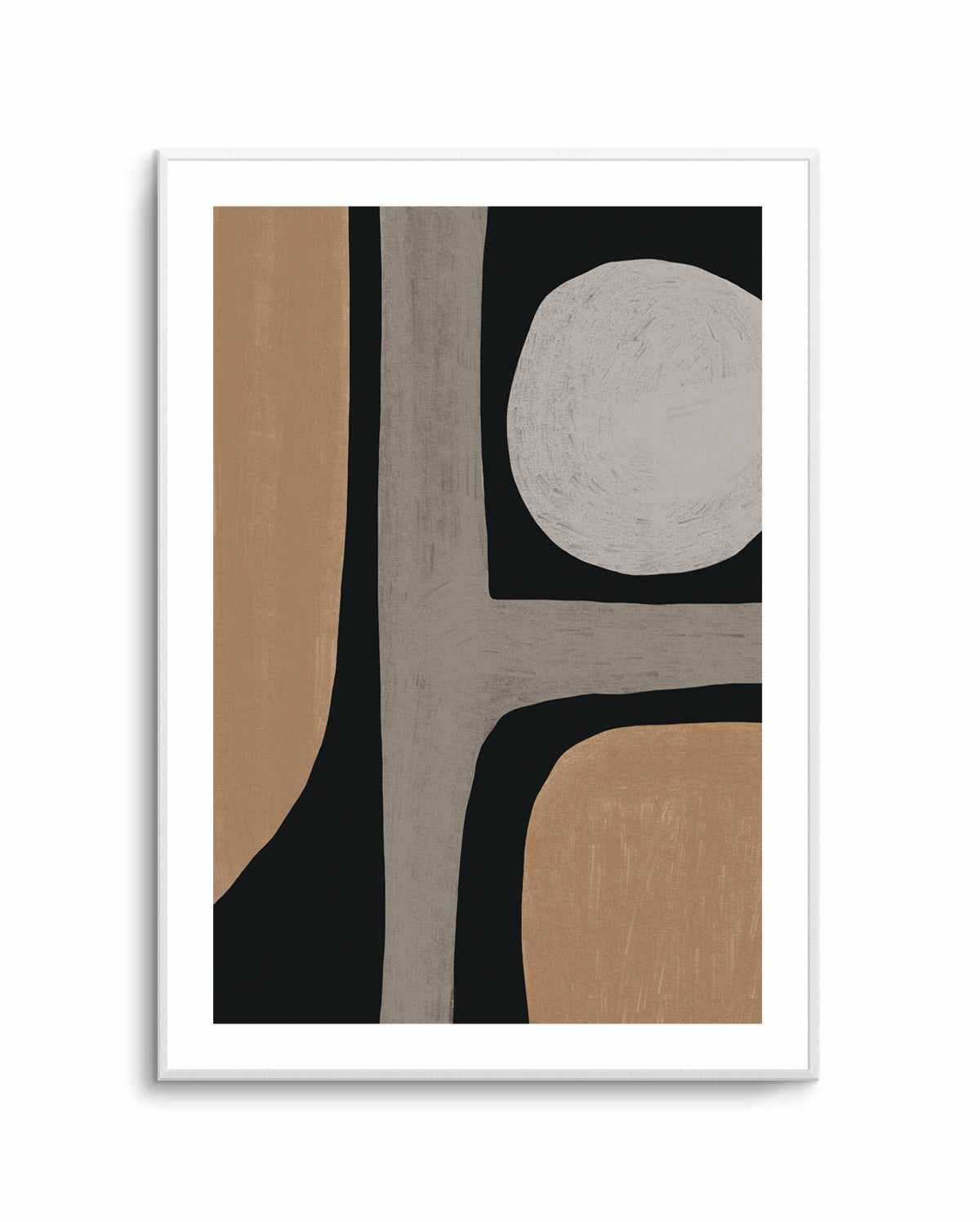 Normal Grey Organic Shape by Little Dean | Art Print from Olive et Oriel where you can shop wallpaper and artworks online