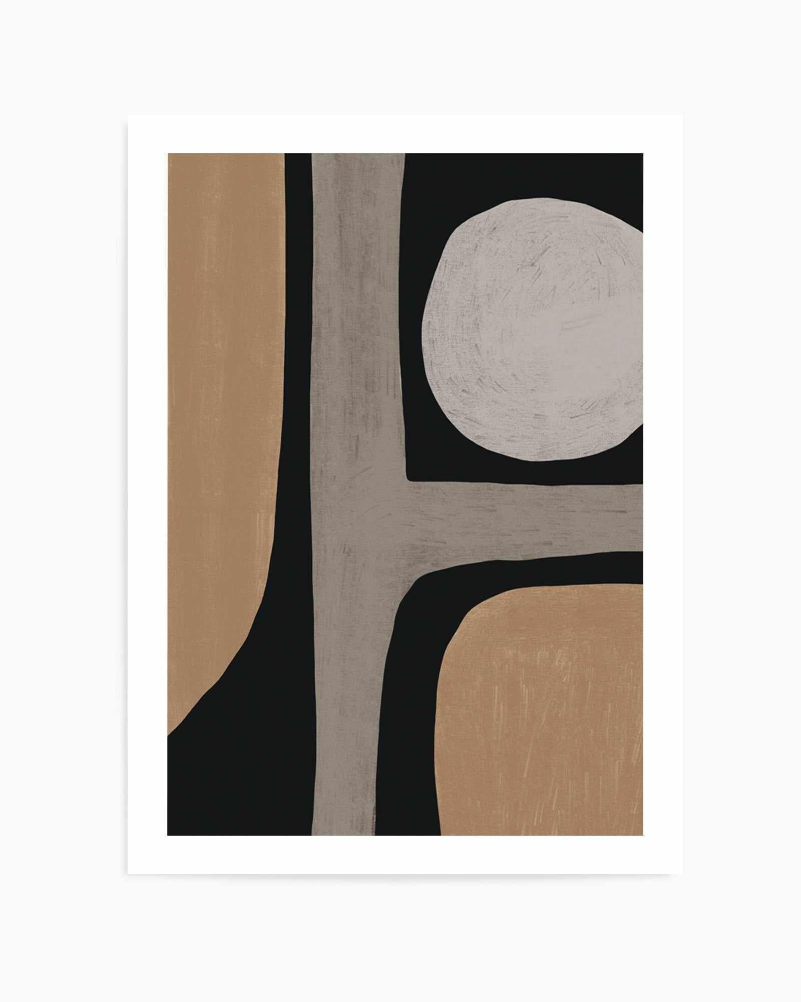 Normal Grey Organic Shape by Little Dean | Art Print from Olive et Oriel where you can shop wallpaper and artworks online