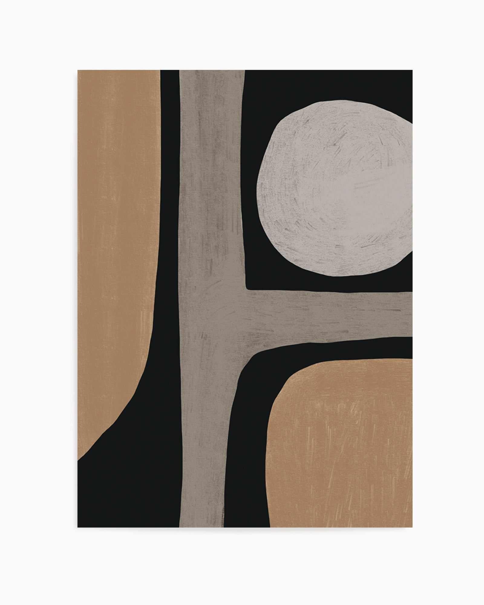 Normal Grey Organic Shape by Little Dean | Art Print from Olive et Oriel where you can shop wallpaper and artworks online