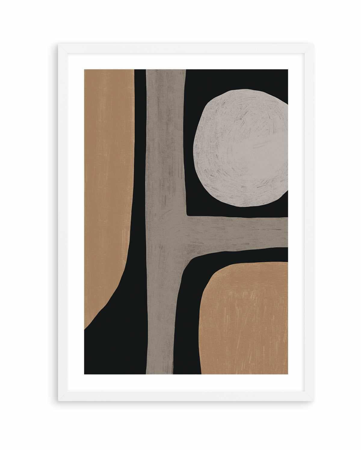Normal Grey Organic Shape by Little Dean | Art Print from Olive et Oriel where you can shop wallpaper and artworks online