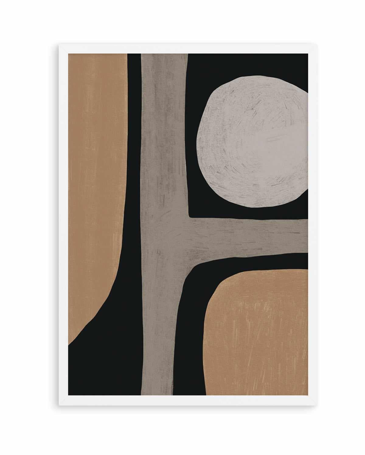 Normal Grey Organic Shape by Little Dean | Art Print from Olive et Oriel where you can shop wallpaper and artworks online
