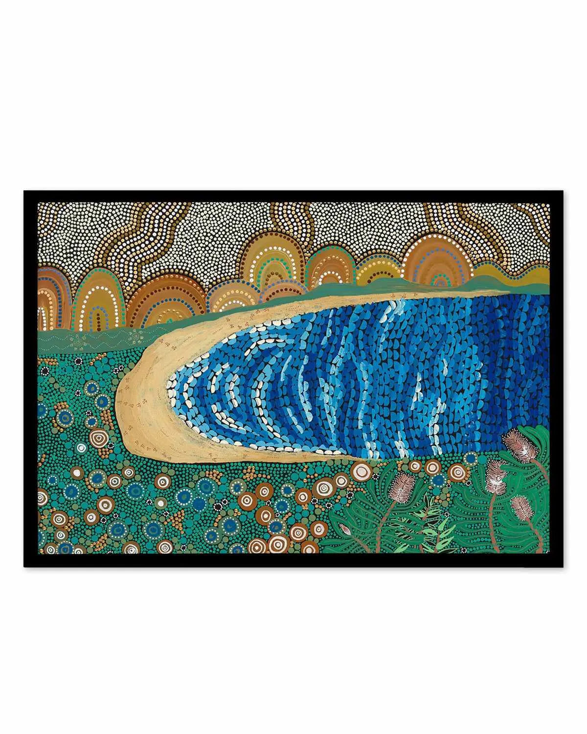 Norman Bay By Domica Hill | Art Print from Olive et Oriel where you can shop wallpaper and artworks online