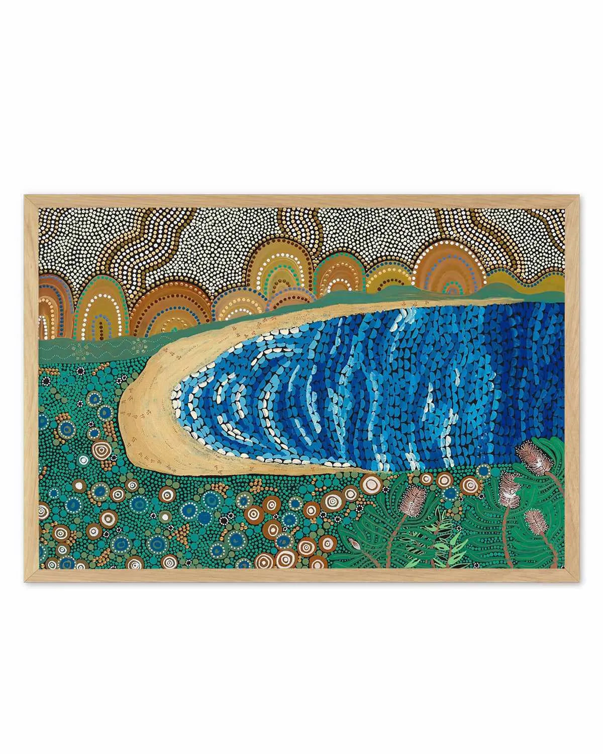 Norman Bay By Domica Hill | Art Print from Olive et Oriel where you can shop wallpaper and artworks online