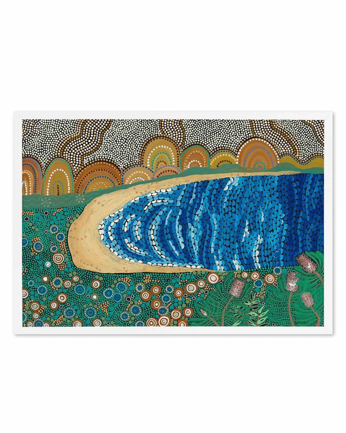 Norman Bay By Domica Hill | Art Print from Olive et Oriel where you can shop wallpaper and artworks online