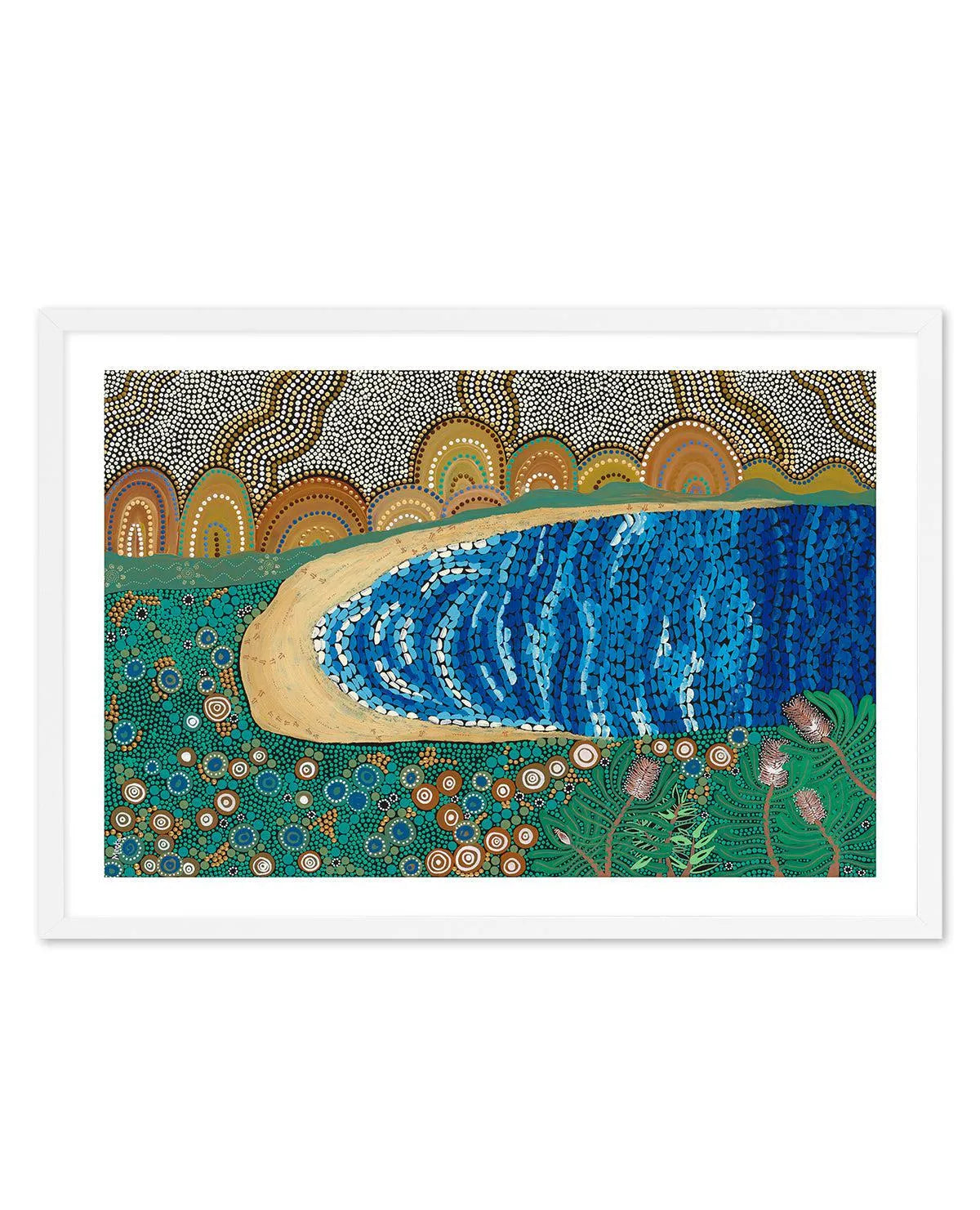 Norman Bay By Domica Hill Art Print-PRINT-Olive et Oriel-Domica Hill-A5 | 5.8" x 8.3" | 14.8 x 21cm-White-With White Border-Buy-Australian-Art-Prints-Online-with-Olive-et-Oriel-Your-Artwork-Specialists-Austrailia-Decorate-With-Coastal-Photo-Wall-Art-Prints-From-Our-Beach-House-Artwork-Collection-Fine-Poster-and-Framed-Artwork