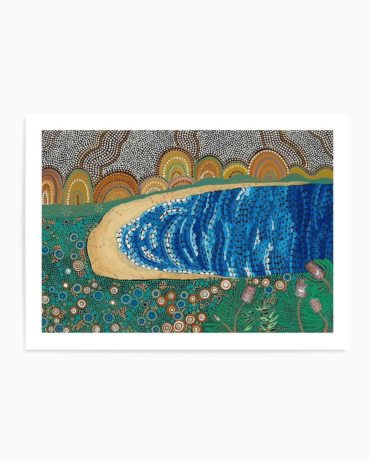 Norman Bay By Domica Hill | Art Print from Olive et Oriel where you can shop wallpaper and artworks online