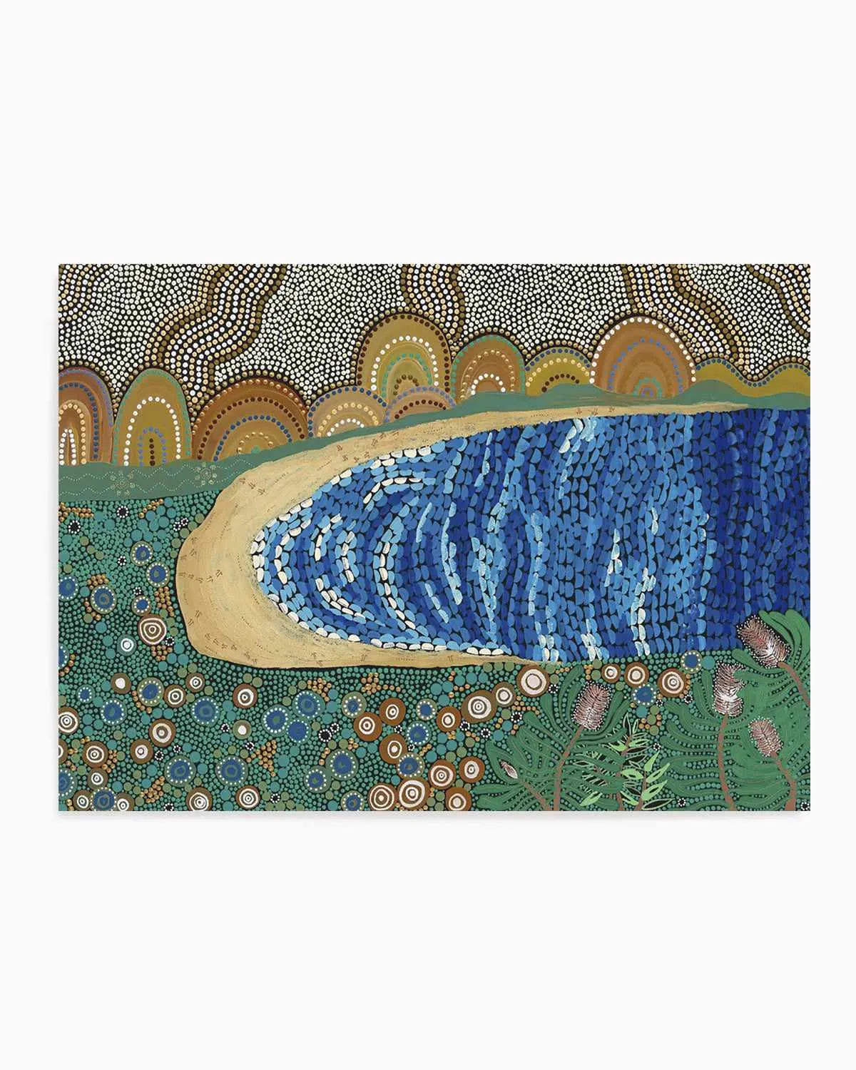 Norman Bay By Domica Hill | Art Print from Olive et Oriel where you can shop wallpaper and artworks online