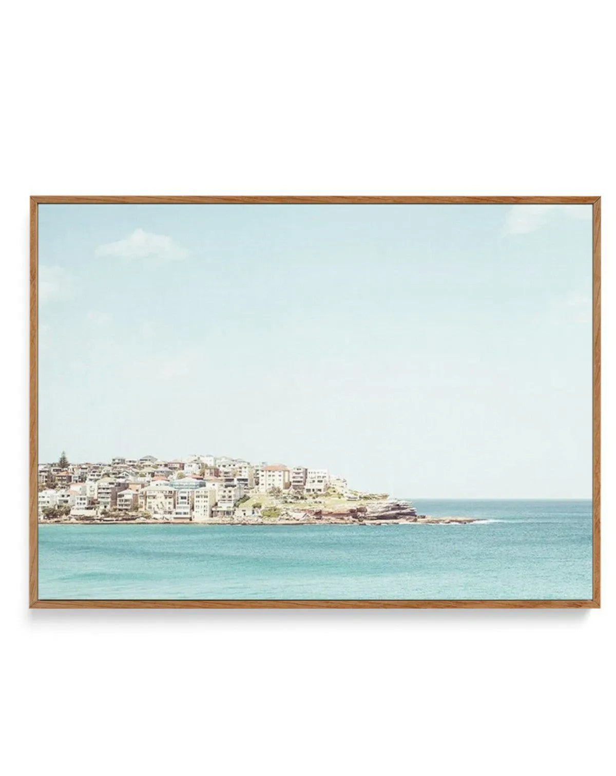 North Bondi Headland | Framed Canvas-CANVAS-You can shop wall art online with Olive et Oriel for everything from abstract art to fun kids wall art. Our beautiful modern art prints and canvas art are available from large canvas prints to wall art paintings and our proudly Australian artwork collection offers only the highest quality framed large wall art and canvas art Australia - You can buy fashion photography prints or Hampton print posters and paintings on canvas from Olive et Oriel and have 