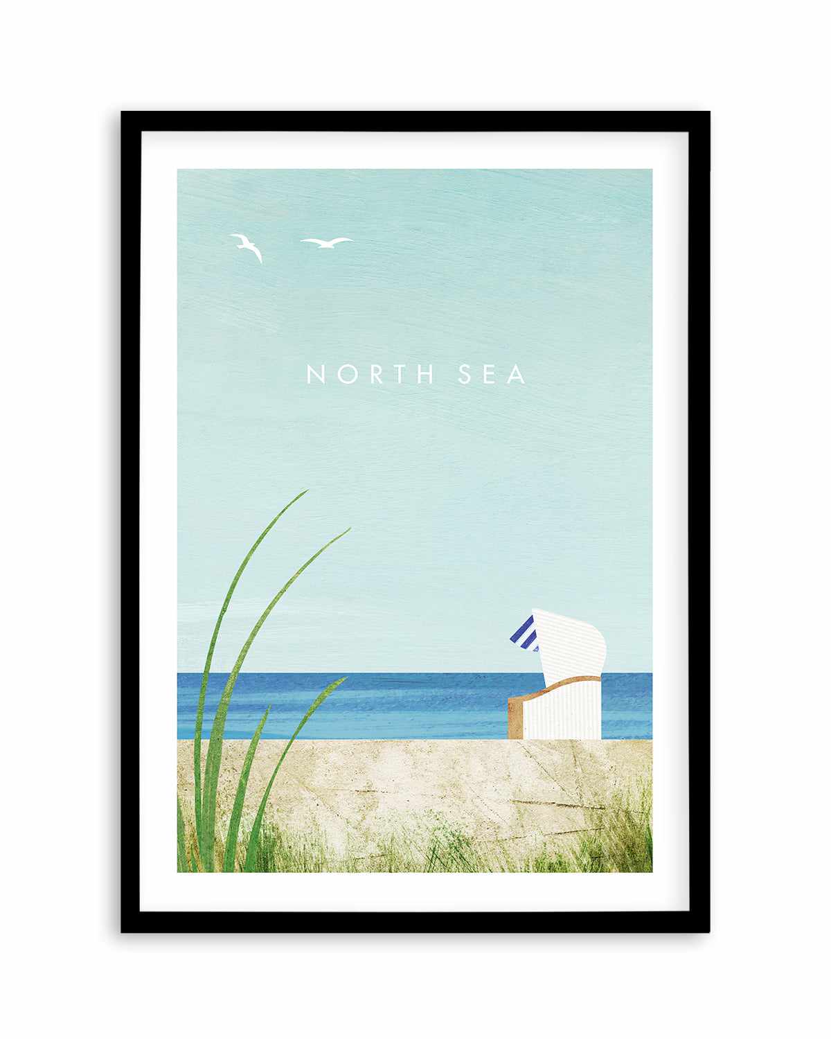 North Sea by Henry Rivers Art Print