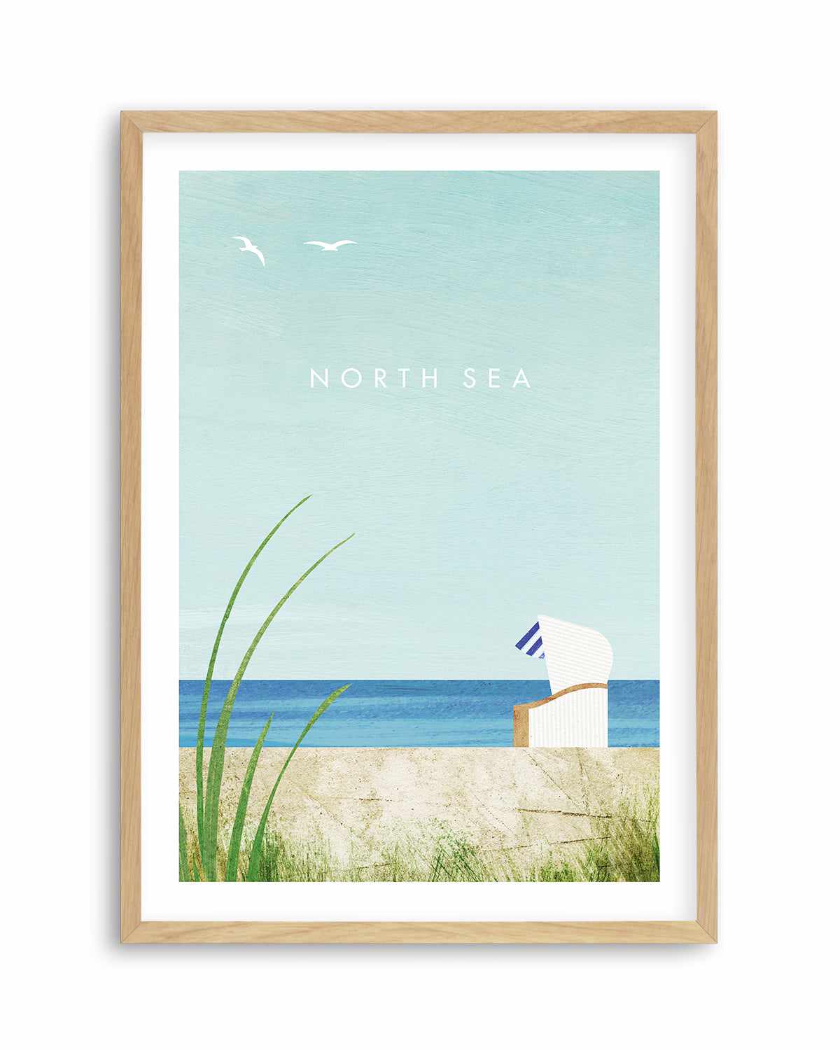 North Sea by Henry Rivers Art Print