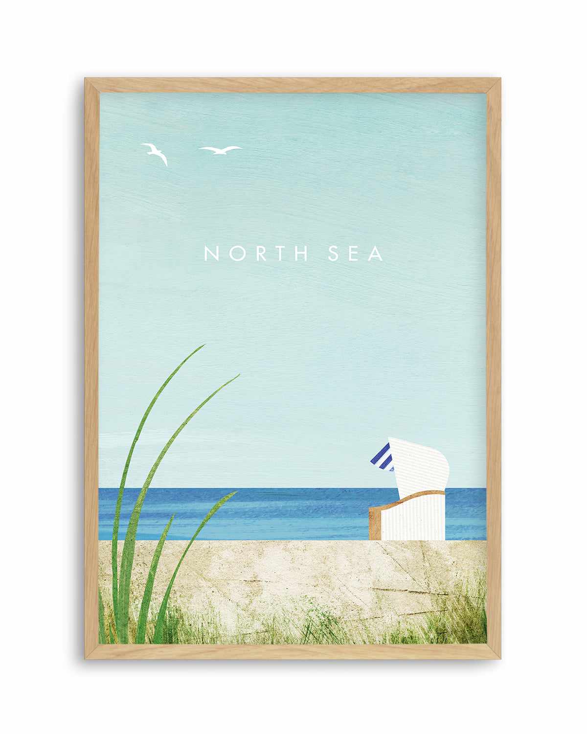 North Sea by Henry Rivers Art Print