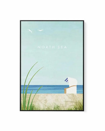 North Sea by Henry Rivers | Framed Canvas Art Print from Olive et Oriel where you can shop wallpaper and artworks online