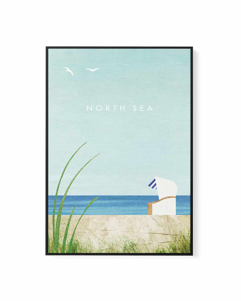 North Sea by Henry Rivers | Framed Canvas Art Print