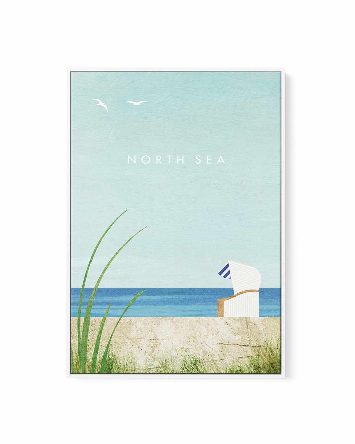 North Sea by Henry Rivers | Framed Canvas Art Print