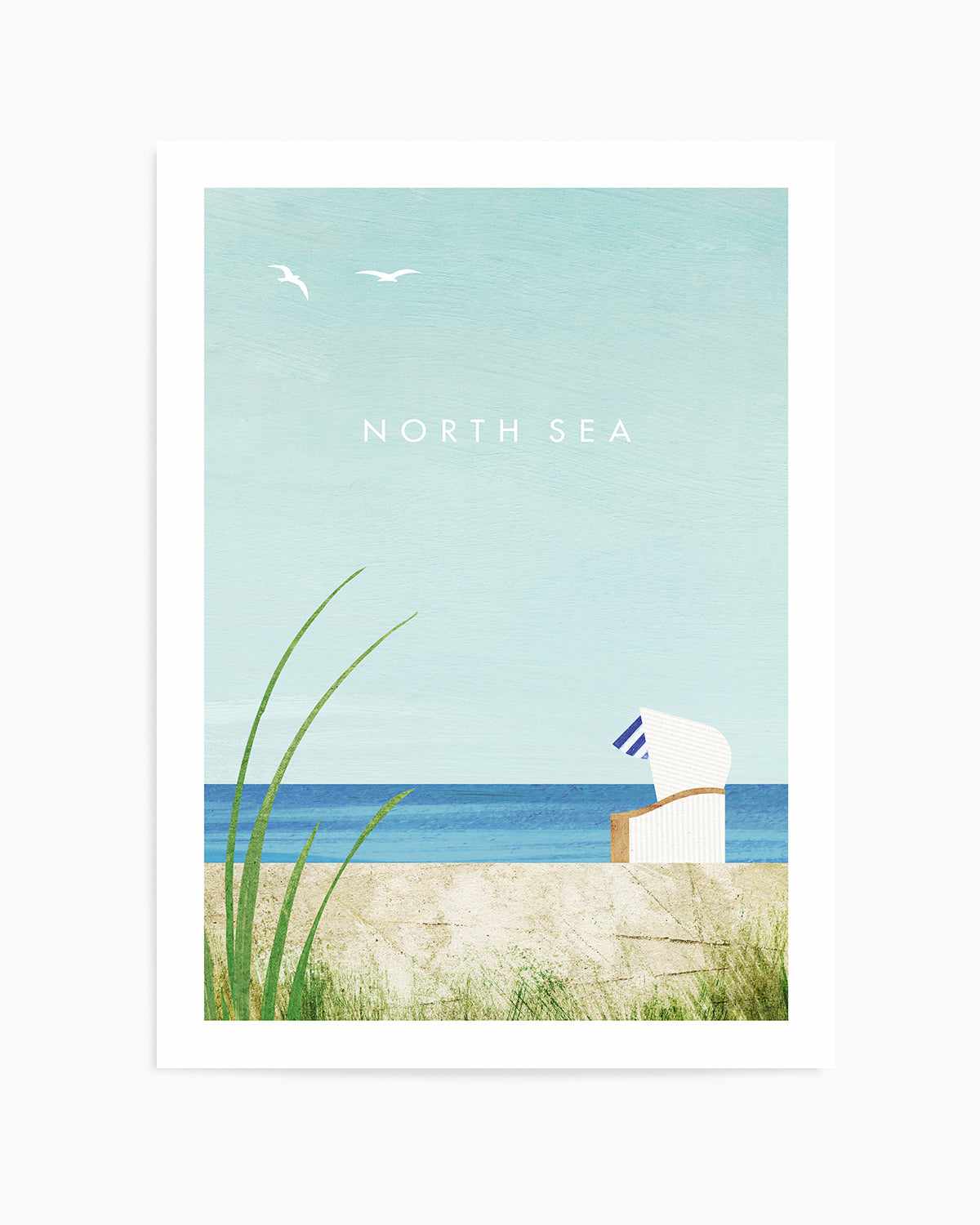 North Sea by Henry Rivers Art Print