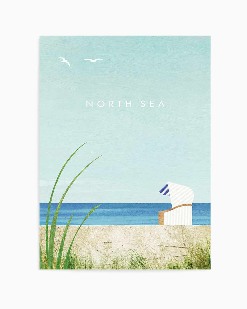North Sea by Henry Rivers Art Print
