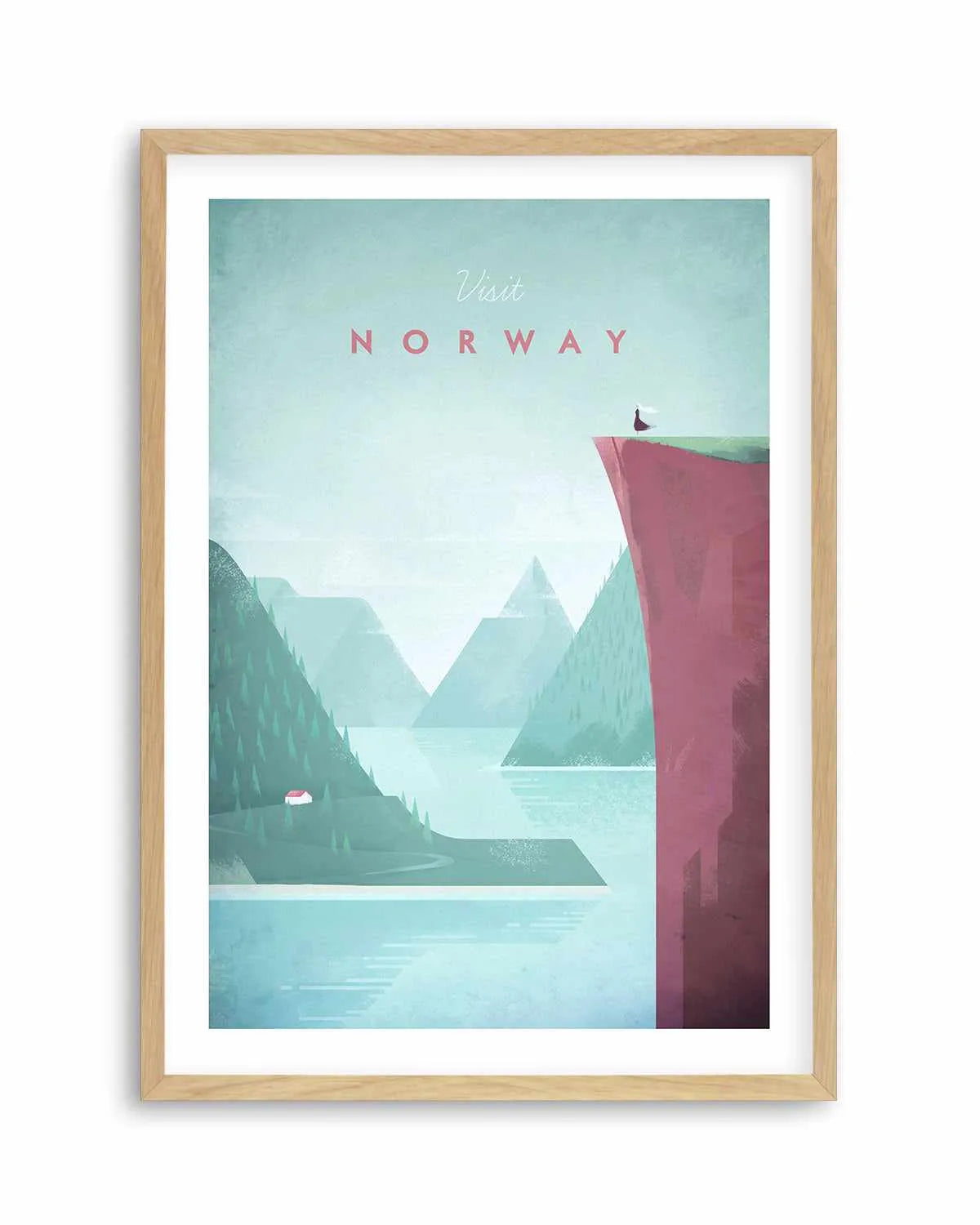 Norway by Henry Rivers Art Print from Olive et Oriel where you can shop wallpaper and artworks online