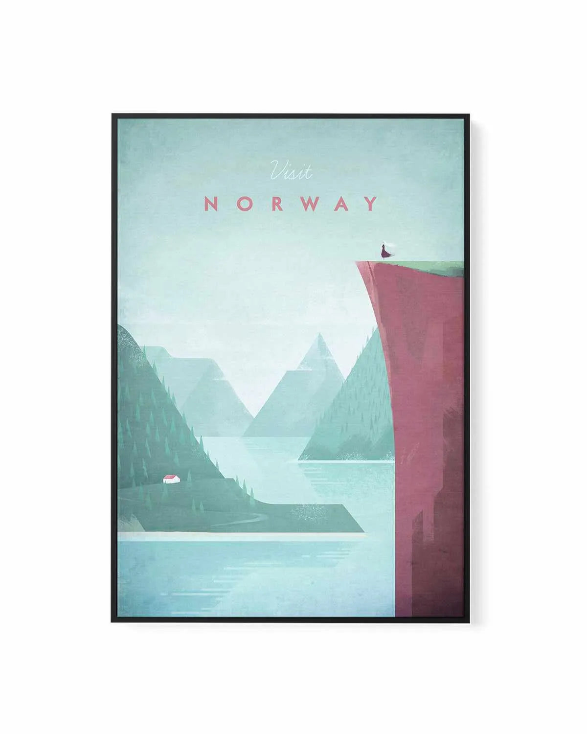 Norway by Henry Rivers | Framed Canvas Art Print from Olive et Oriel where you can shop wallpaper and artworks online