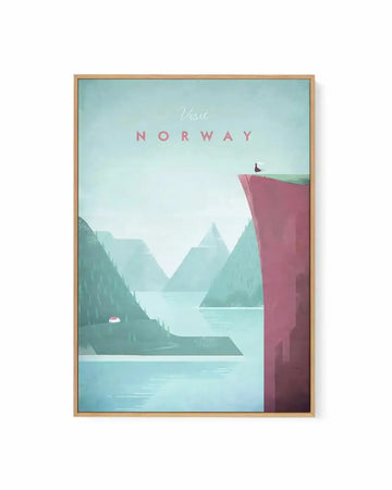 Norway by Henry Rivers | Framed Canvas Art Print from Olive et Oriel where you can shop wallpaper and artworks online