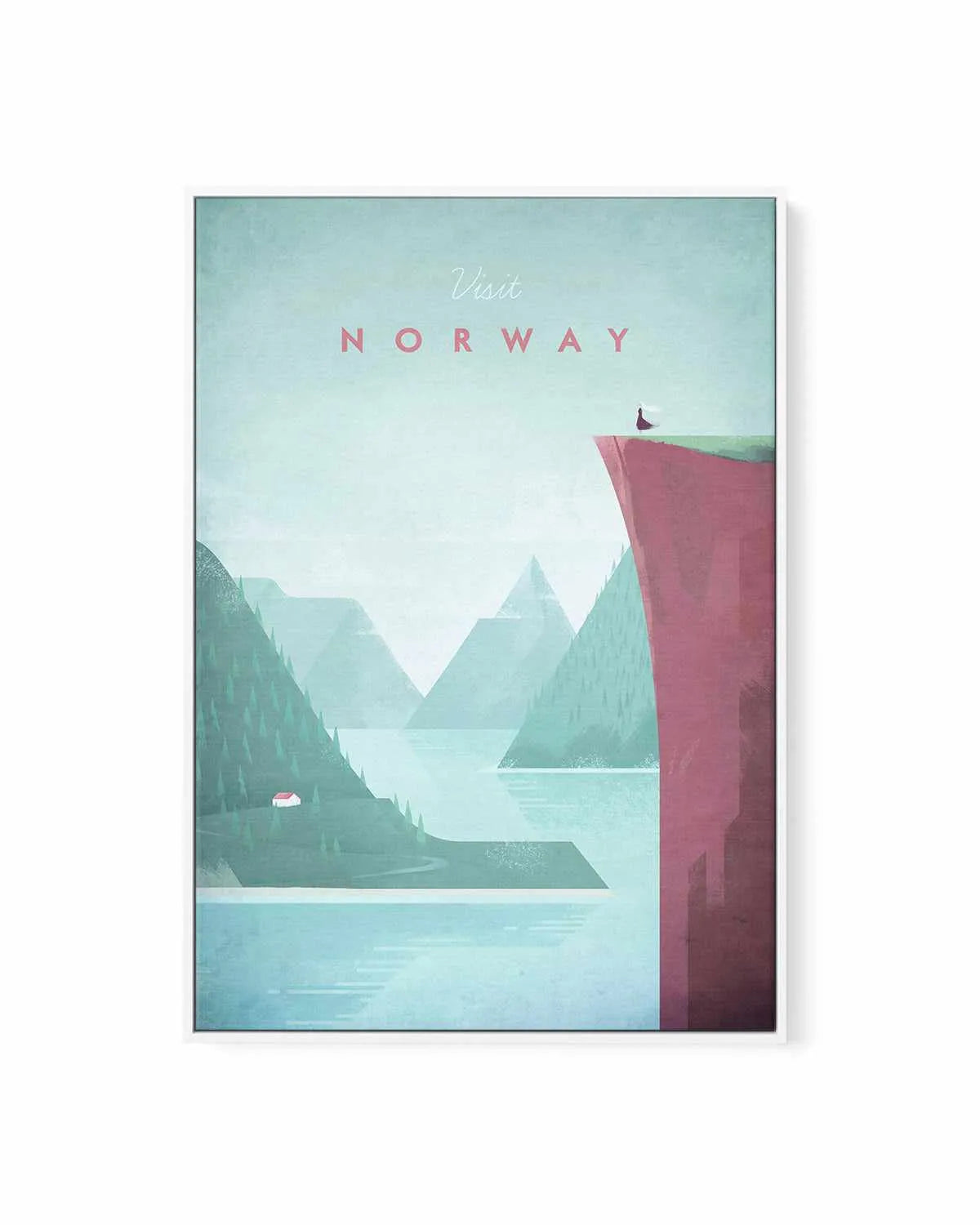 Norway by Henry Rivers | Framed Canvas Art Print from Olive et Oriel where you can shop wallpaper and artworks online