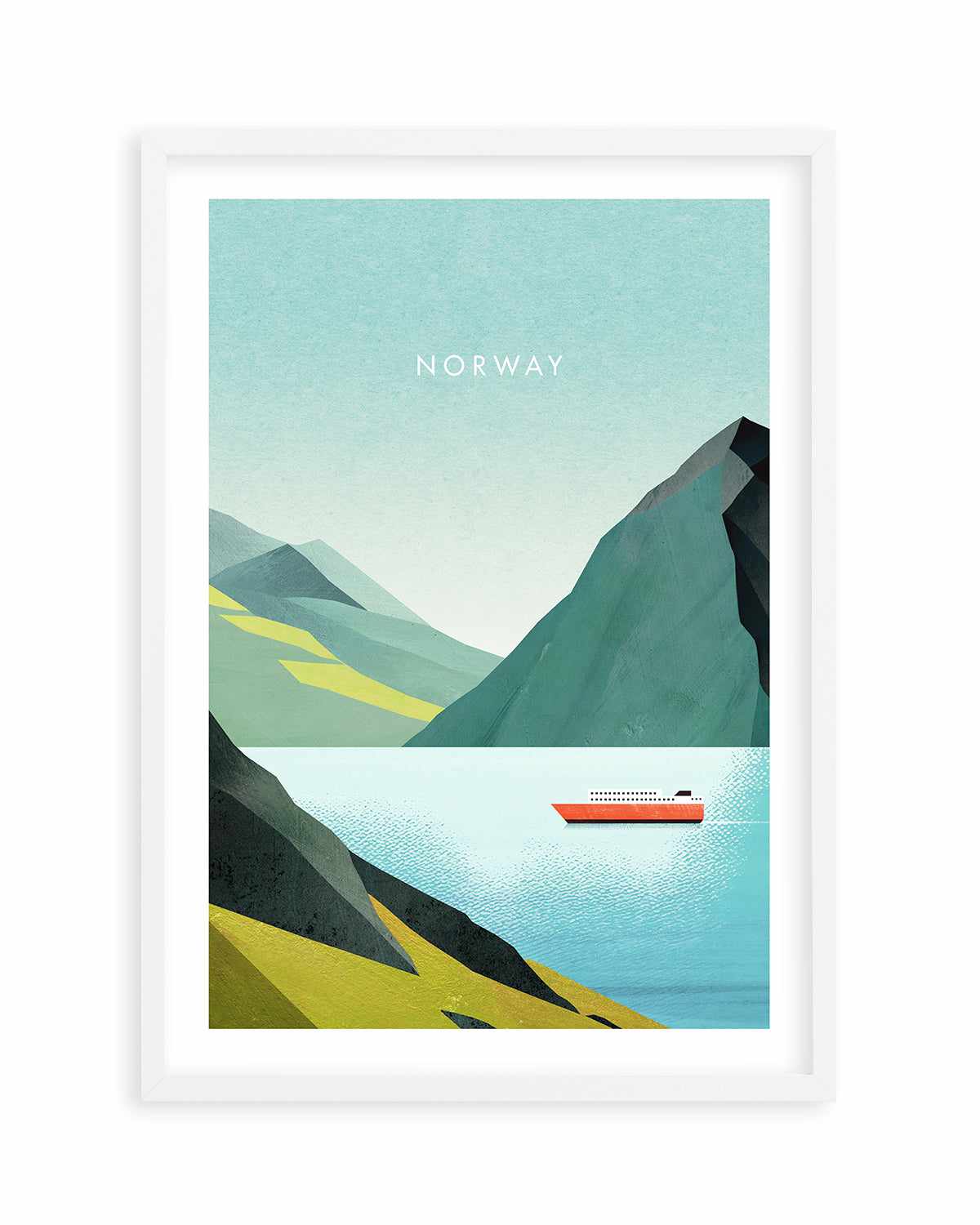 Norway, Fjord by Henry Rivers Art Print