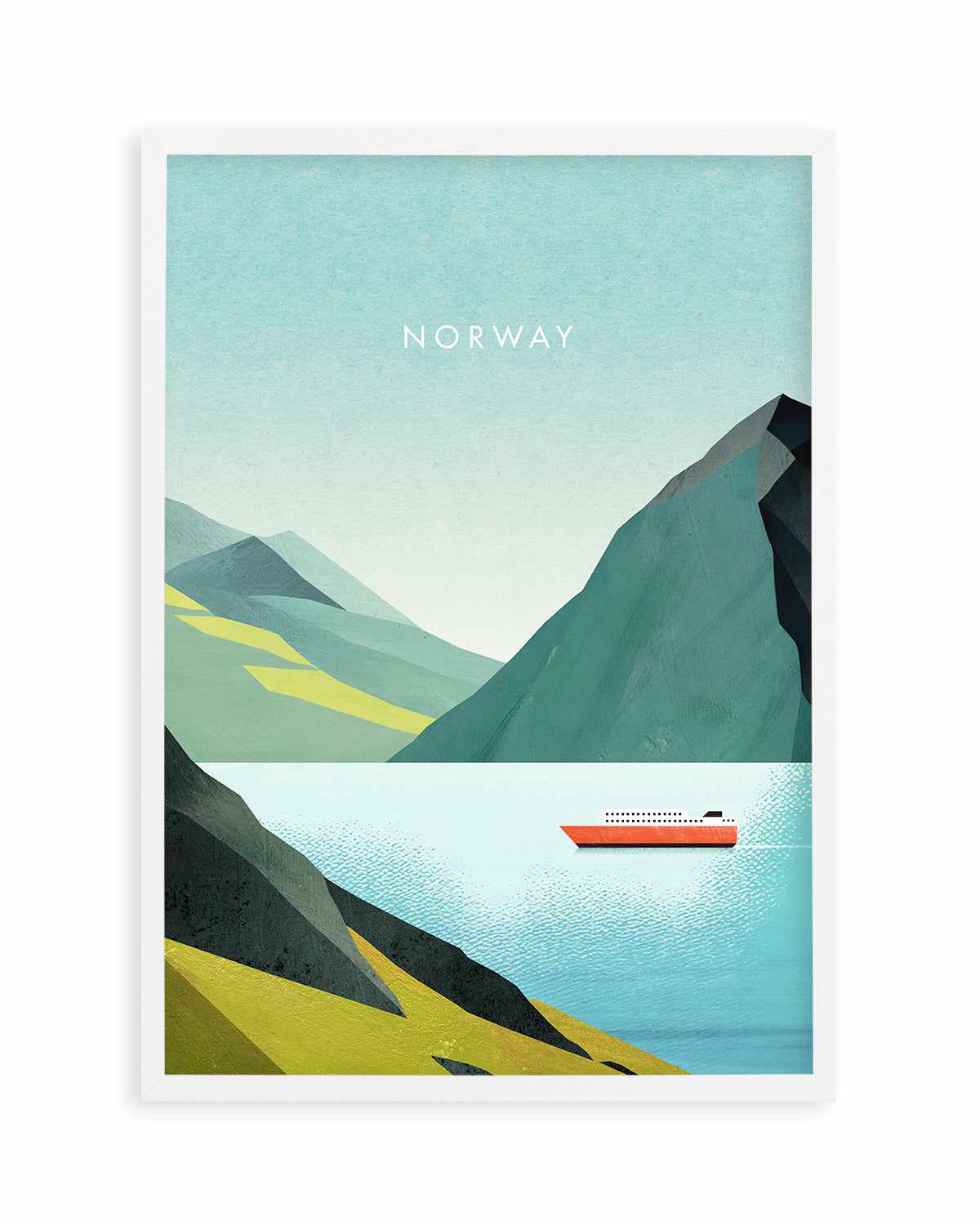 Norway, Fjord by Henry Rivers Art Print