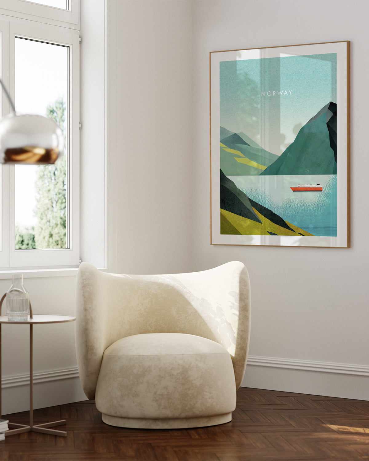 Norway, Fjord by Henry Rivers Art Print