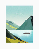 Norway, Fjord by Henry Rivers Art Print