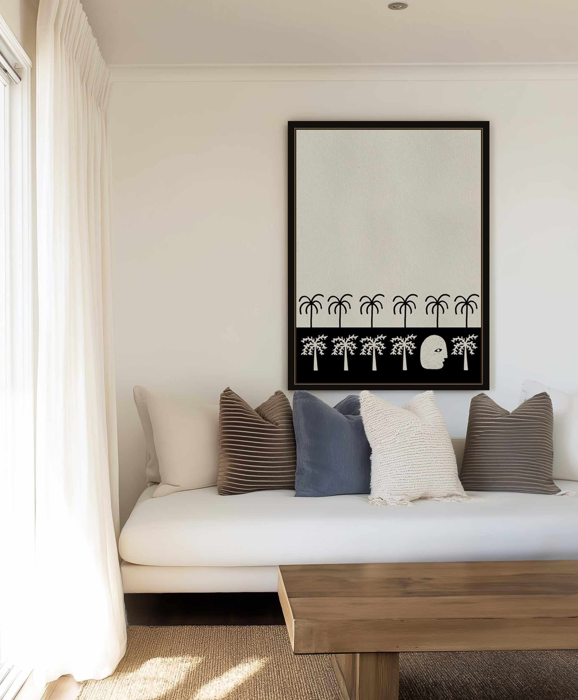 Nostalgia 1 by Shatha Al Dafai | Framed Canvas Art Print from Olive et Oriel where you can shop wallpaper and artworks online