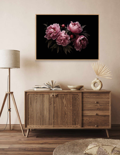 Nostalgic Mood Opulent Flowers By Andrea Haase | Framed Canvas Art Print