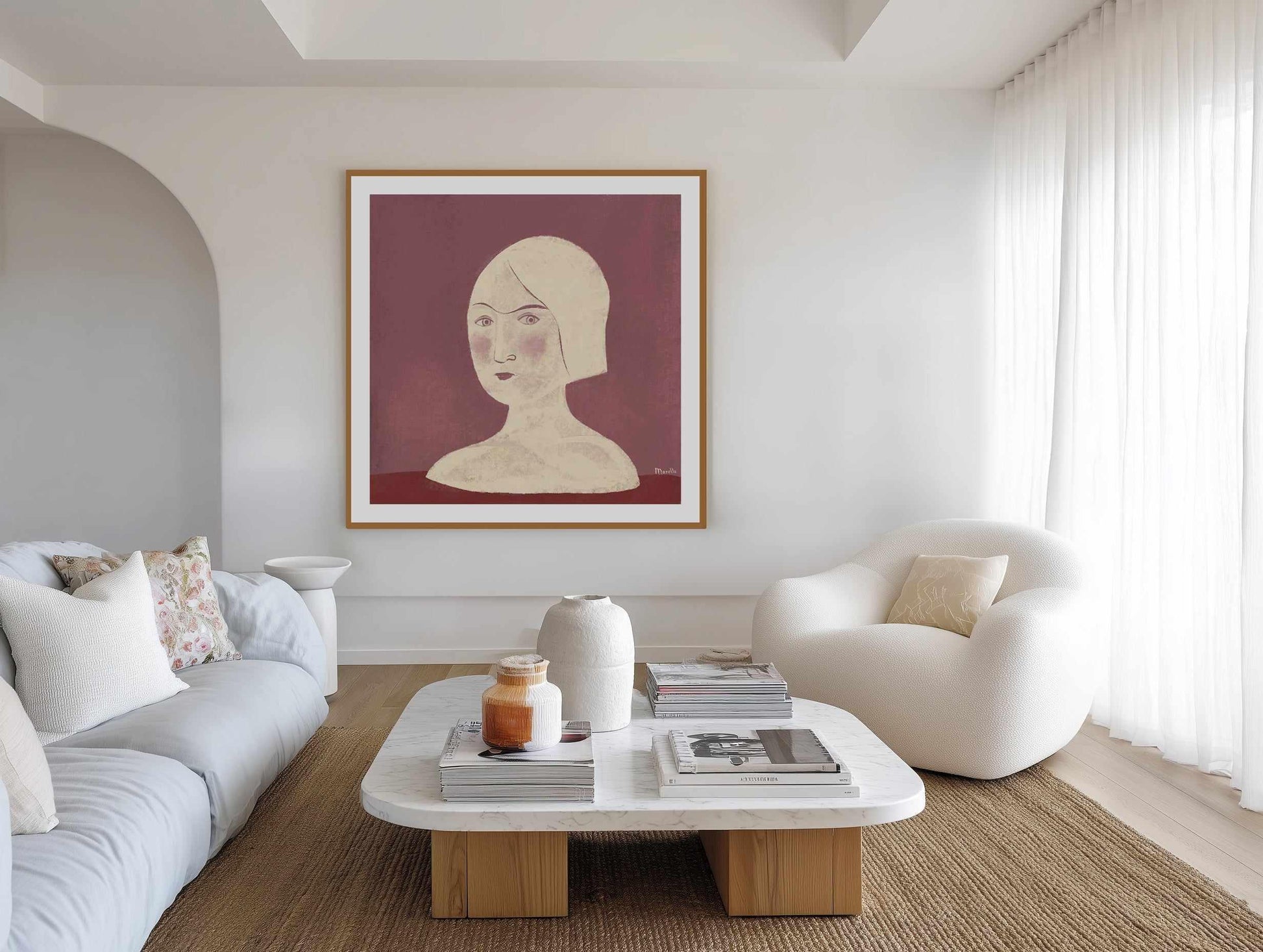 Not Amused by Marco Marella | Art Print from Olive et Oriel where you can shop wallpaper and artworks online