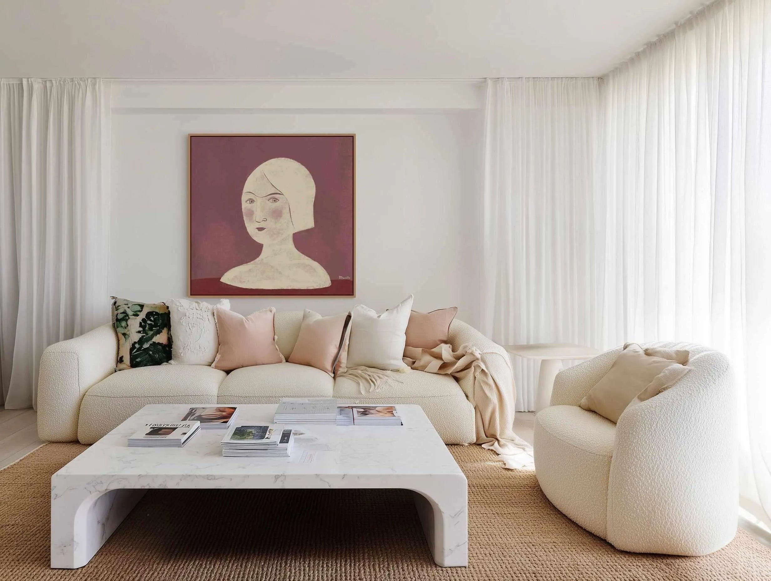 Not Amused by Marco Marella | Framed Canvas Art Print from Olive et Oriel where you can shop wallpaper and artworks online