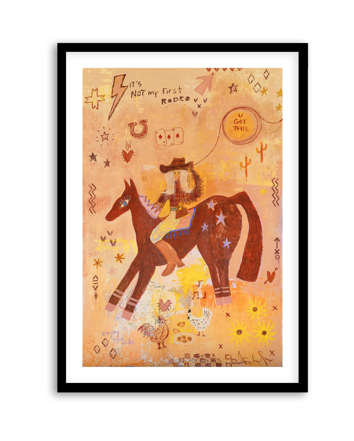 Not my First Rodeo by Jackie Green | Art Print
