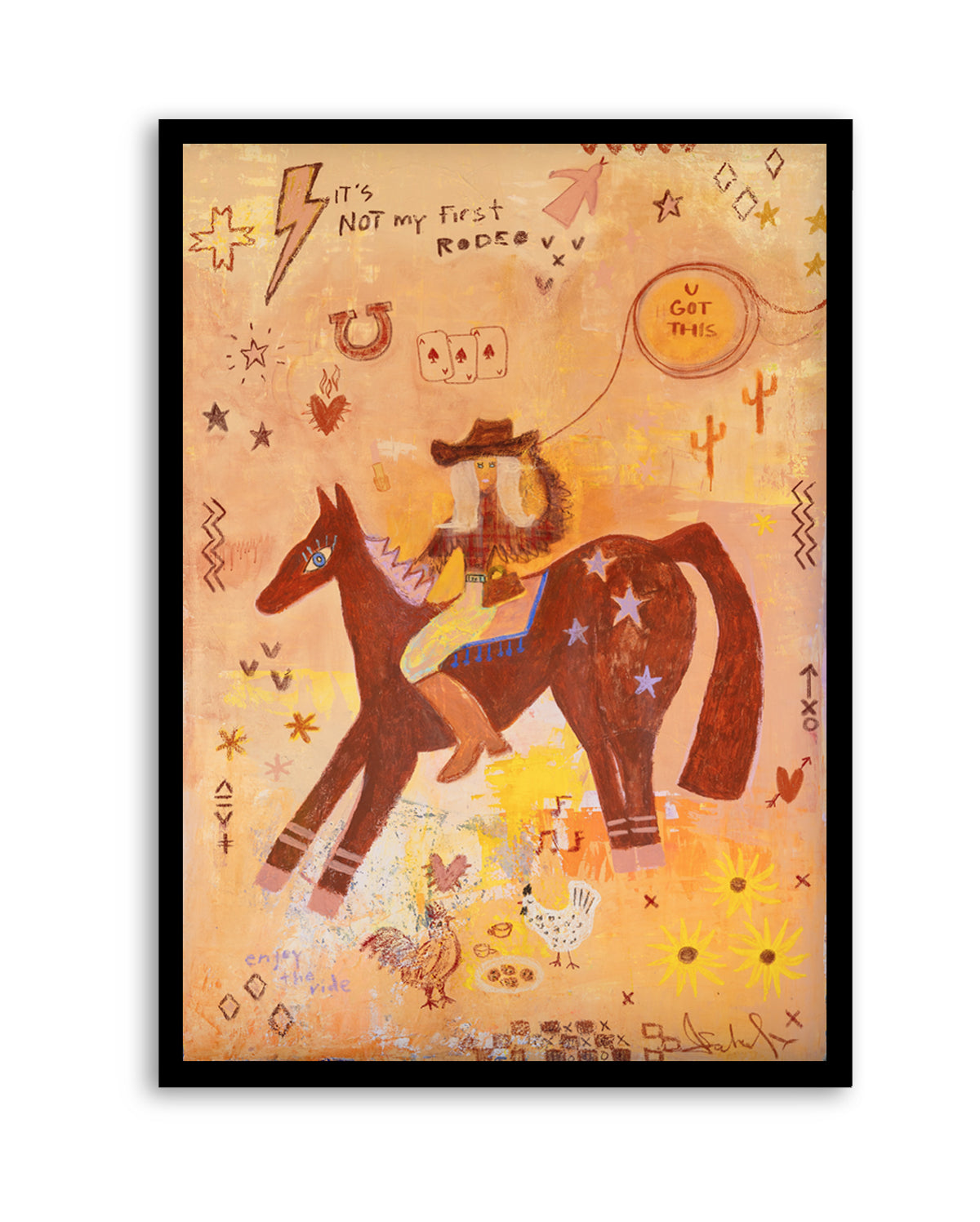 Not my First Rodeo by Jackie Green | Art Print