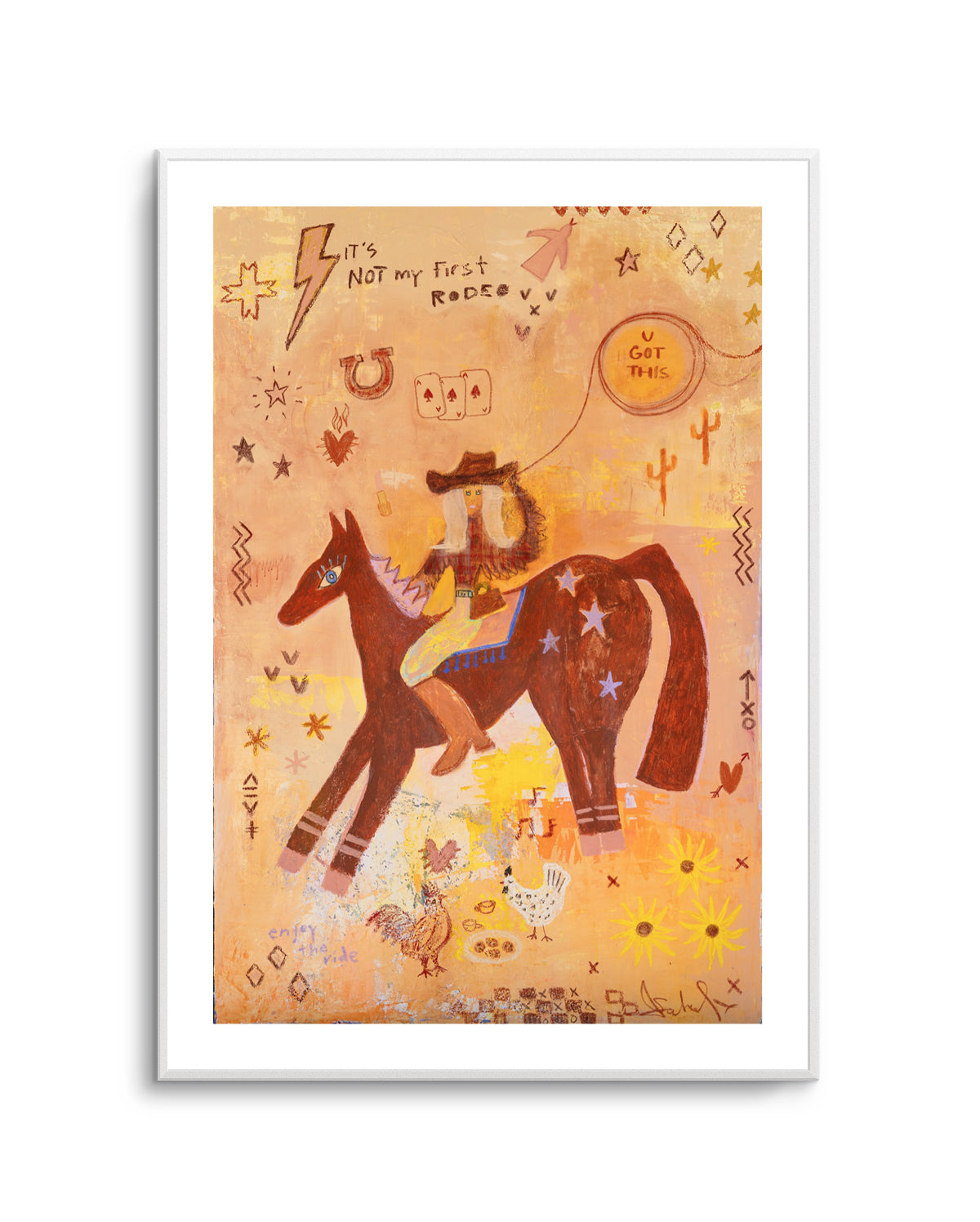 Not my First Rodeo by Jackie Green | Art Print