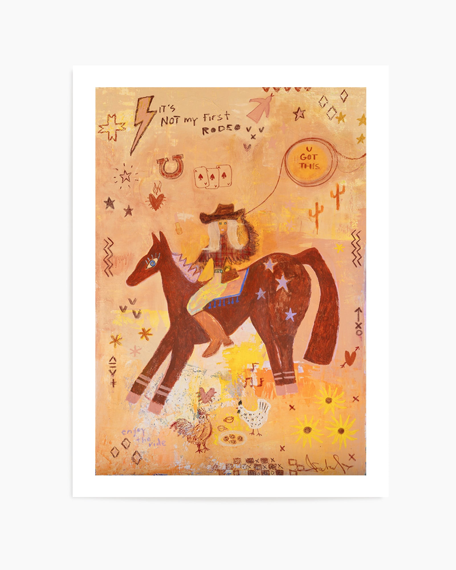 Not my First Rodeo by Jackie Green | Art Print