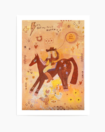 Not my First Rodeo by Jackie Green | Art Print