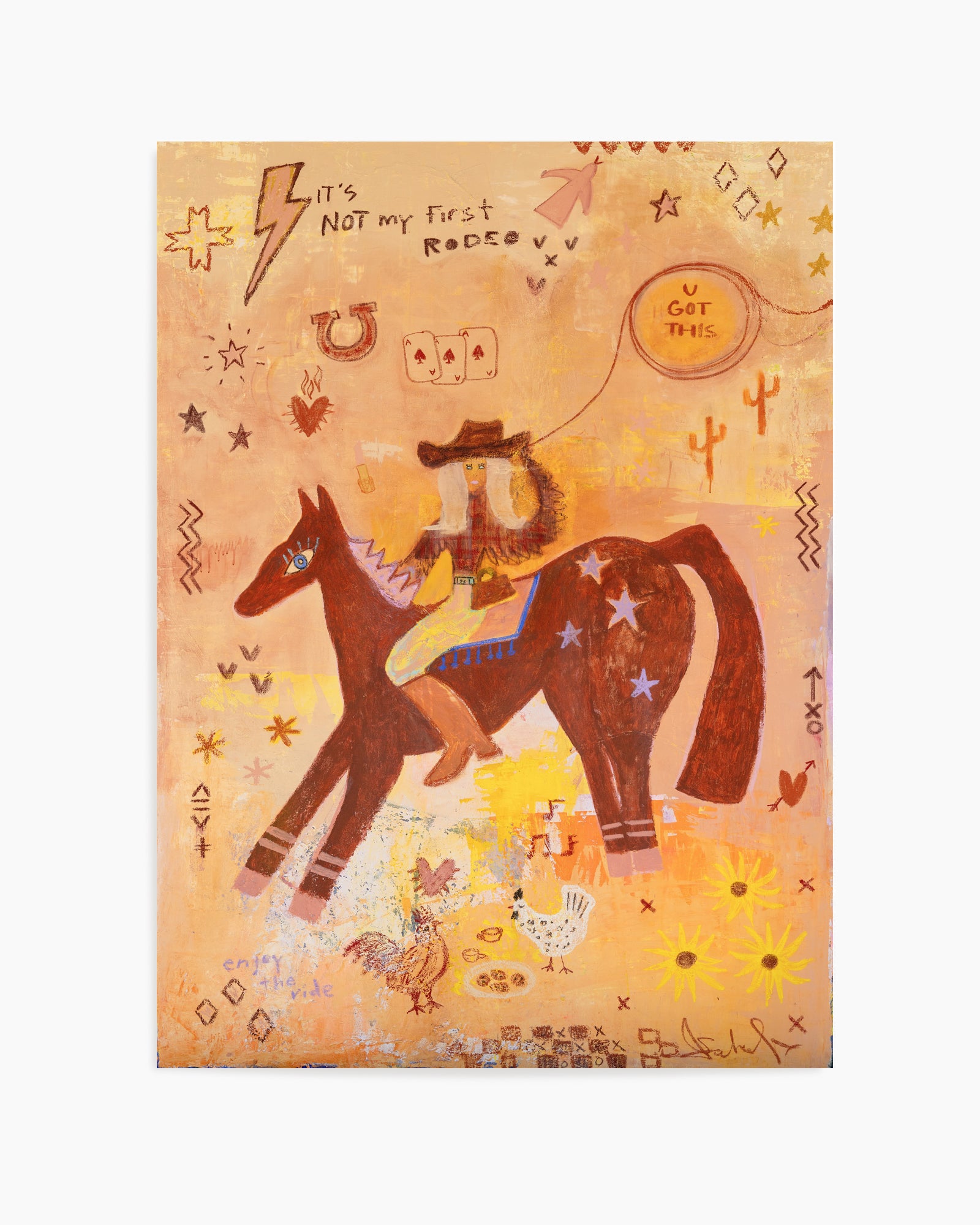 Not my First Rodeo by Jackie Green | Art Print
