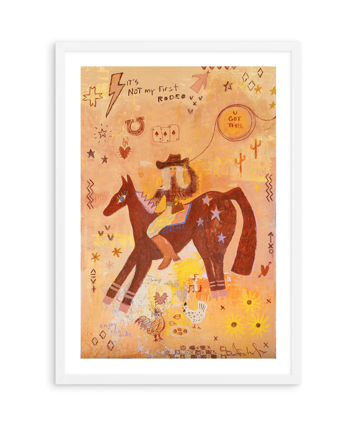 Not my First Rodeo by Jackie Green | Art Print