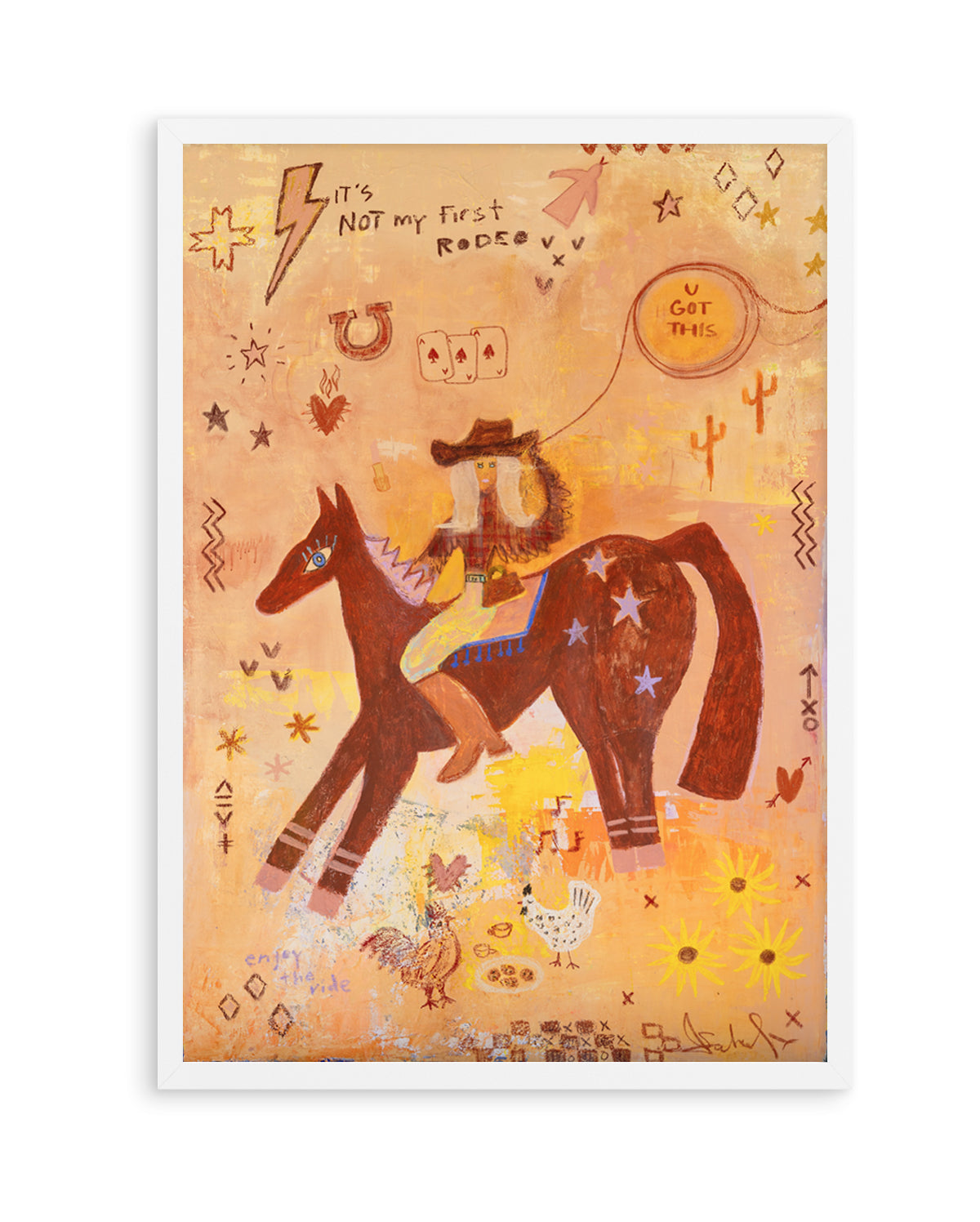 Not my First Rodeo by Jackie Green | Art Print