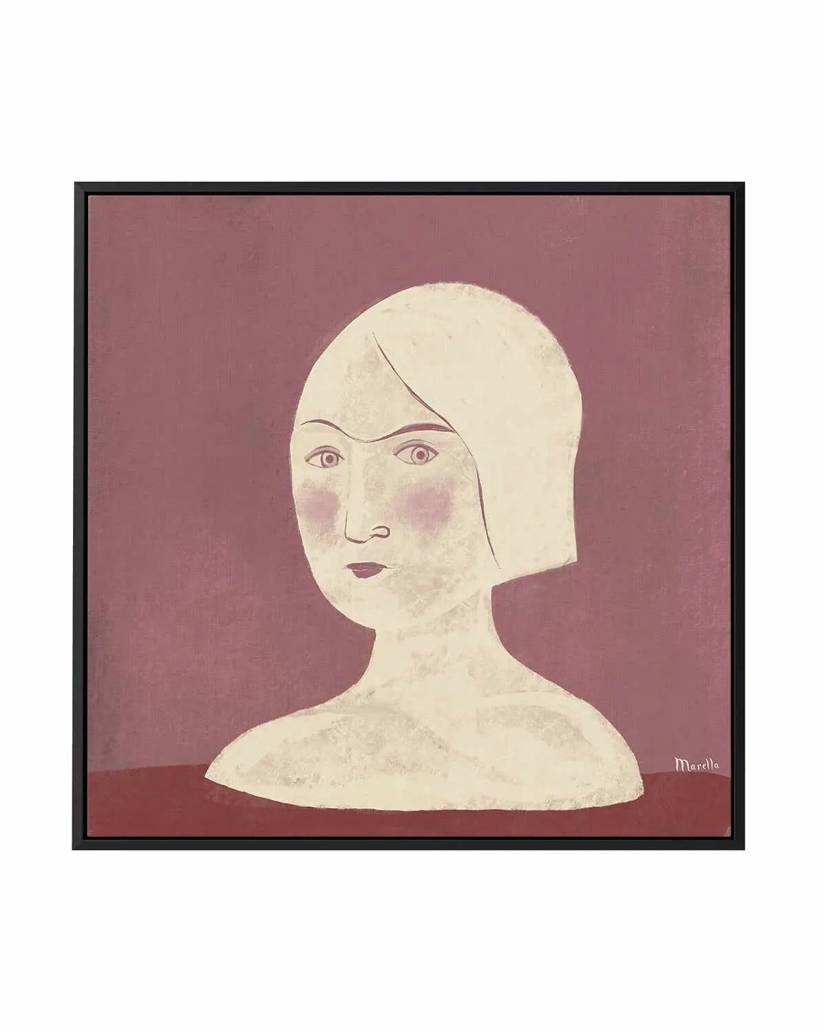 Not Amused by Marco Marella | Framed Canvas Art Print from Olive et Oriel where you can shop wallpaper and artworks online