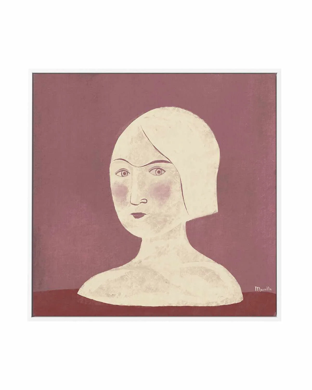 Not Amused by Marco Marella | Framed Canvas Art Print from Olive et Oriel where you can shop wallpaper and artworks online